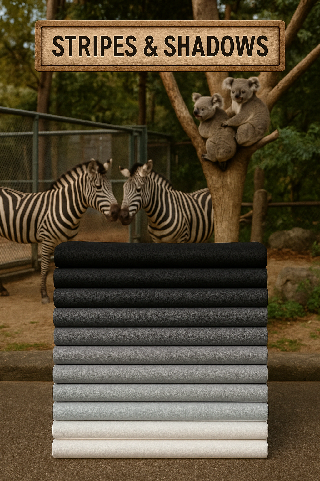 Kona Colour Zoo Bundle - Stripes and Shadows