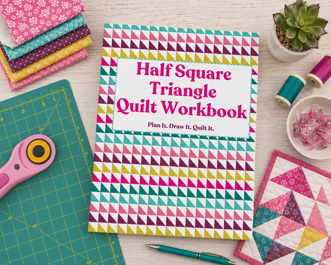 Half Square Triangle Design Workbook - Plan it, Draw it, Quilt it