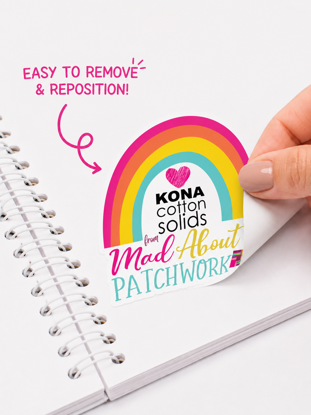 Mad About Patchwork - Reusable Sticker Book