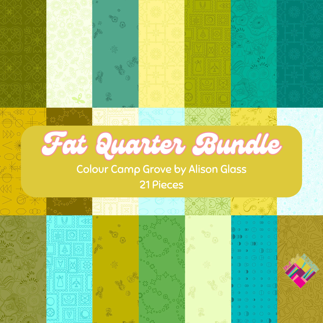 Colour Camp Grove Fat Quarter Bundle (21FQs) by Andover Fabrics, Designer Bundle