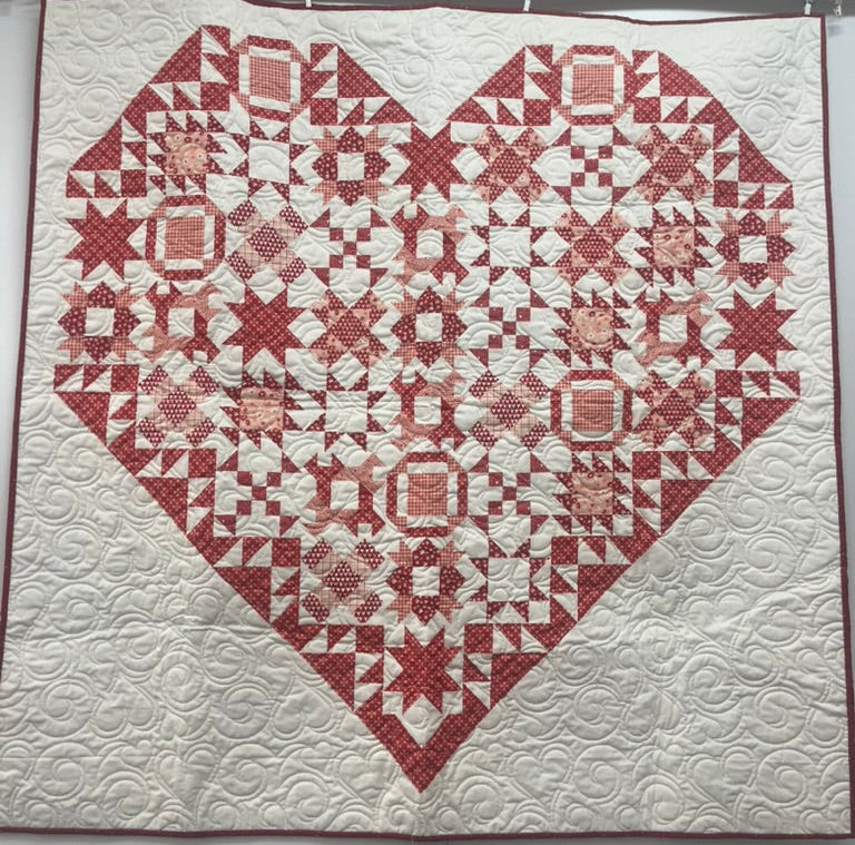 Endless Love - Wholecloth Quilt, Quilt for Sale