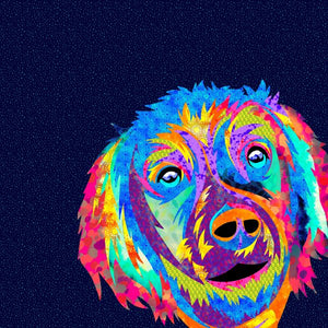 Lola the Dog || PANEL || from the Farmyard Collection by Delphine Brooks for Lewis & Irene