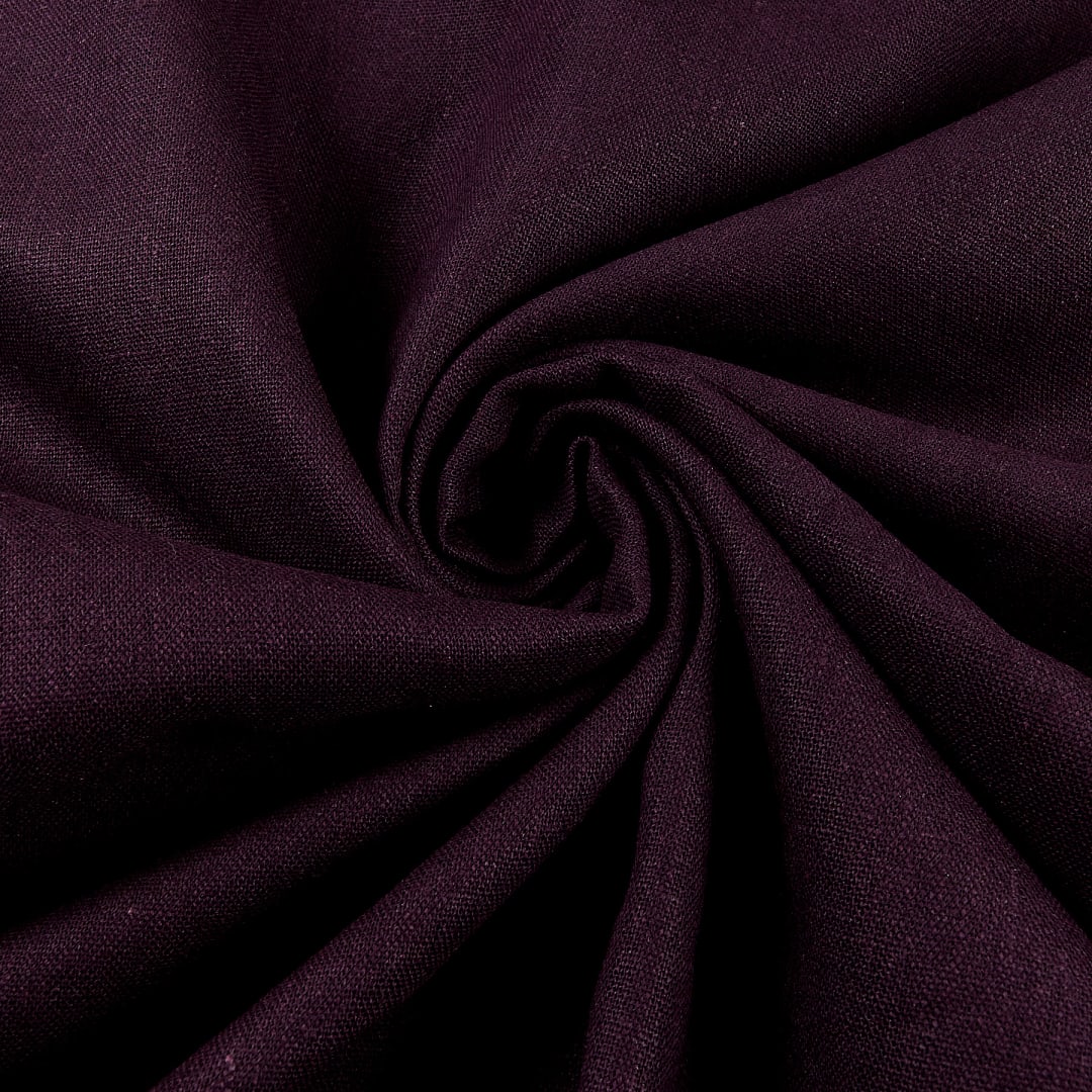Brussels Washer (Rayon/Linen Blend) - Dark Purple