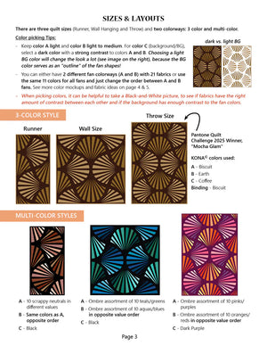 Deco Glam Quilt - Foundation Paper Piecing and Curves