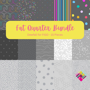Fat Quarter Bundle  for Dewfall for FIGO fabrics - 15 pcs