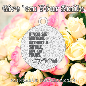 Give 'em Your Smile - Dolly Doornaments || Barn Block ||