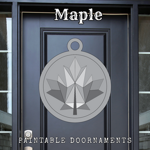 Maple Doornament - Canadiana & Cottage || Barn Block ||