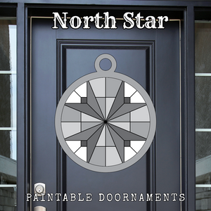 North Star - Holiday Doornaments || Barn Block ||