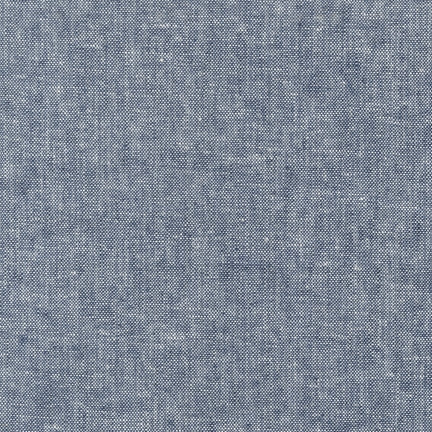 Essex Yarn-Dyed in Indigo by Robert Kaufman, Specialty Fabric
