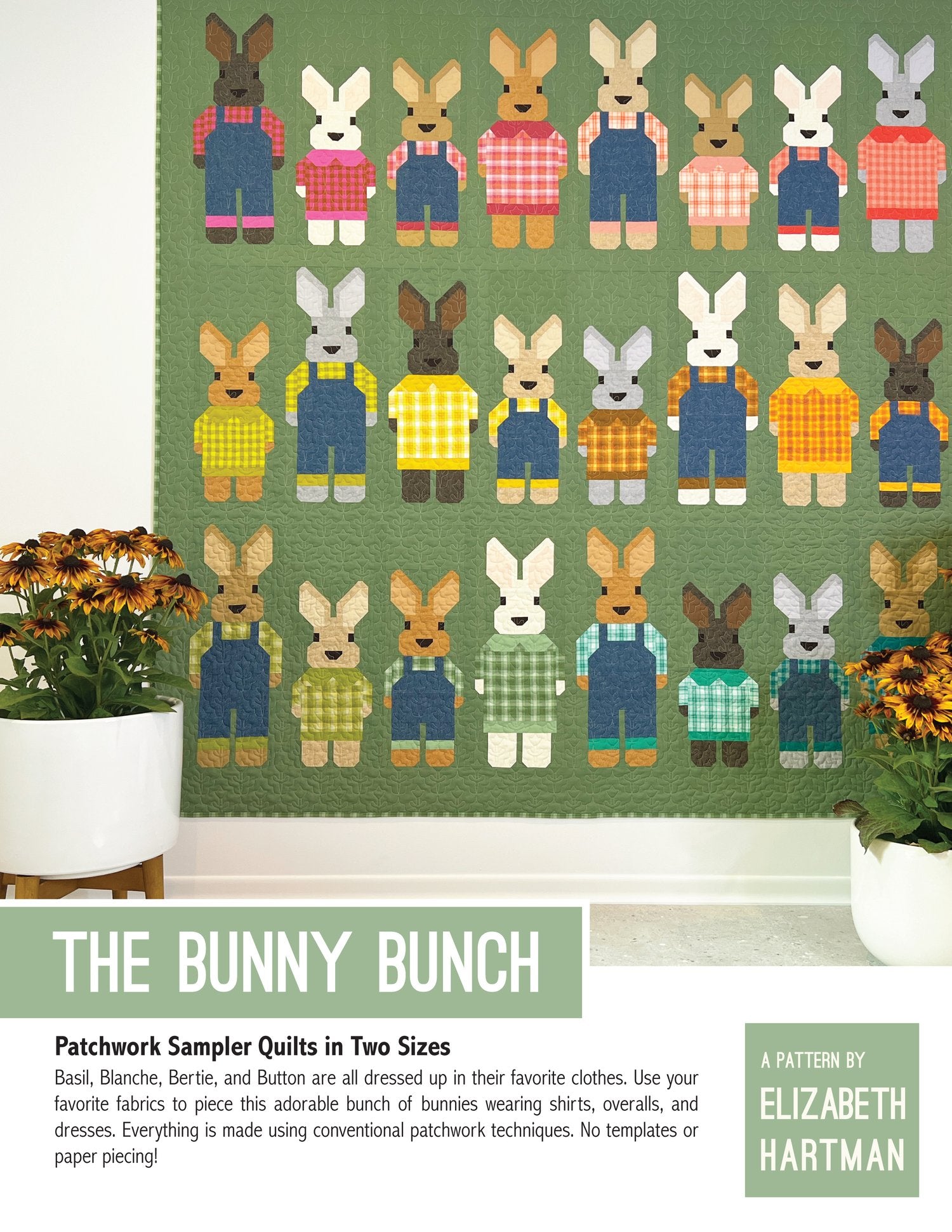 Elizabeth Rabbit Stickers The Bunny Bunch - by Elizabeth Hartman