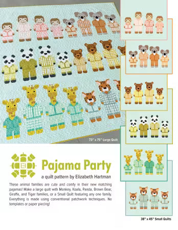 Pre-Order||  Pajama Party by Elizabeth Hartman - Pattern