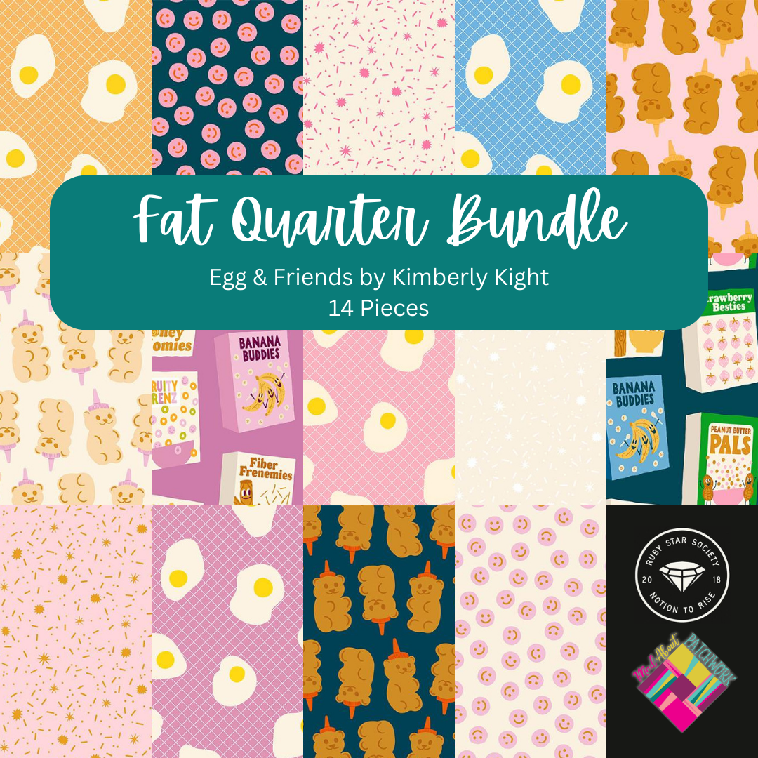Fat Quarter Bundle for Egg & Friends from Ruby Star Society for Moda Fabrics