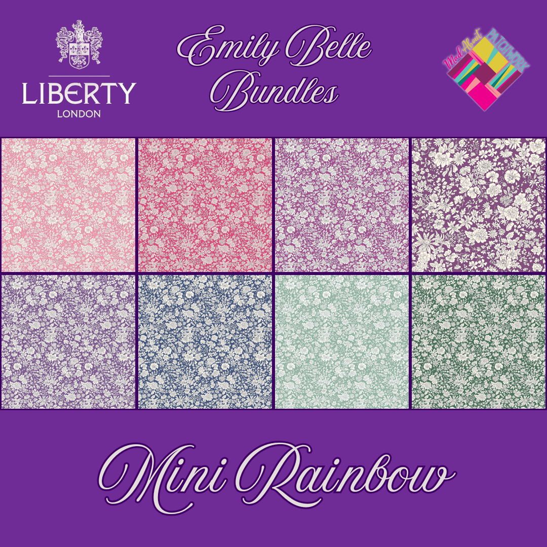 Mini Rainbow - Emily Belle Fat Quarter Bundles (8FQs)