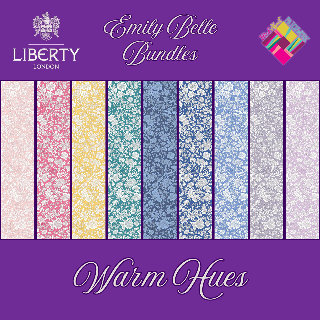 Warm Hues - Emily Belle Fat Quarter Bundles (9FQs)