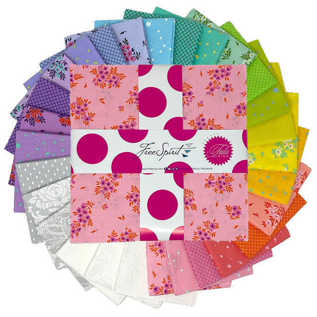 2025 True Colors - 10" Charm Pack || True Colors - Tula Pink for Free Spirit Fabrics