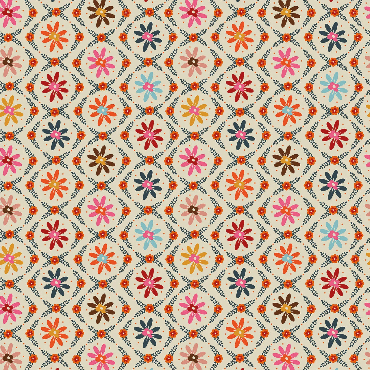 Daisy Chain for Fine Folk by Helen Black by Thread & Ink Design Studio