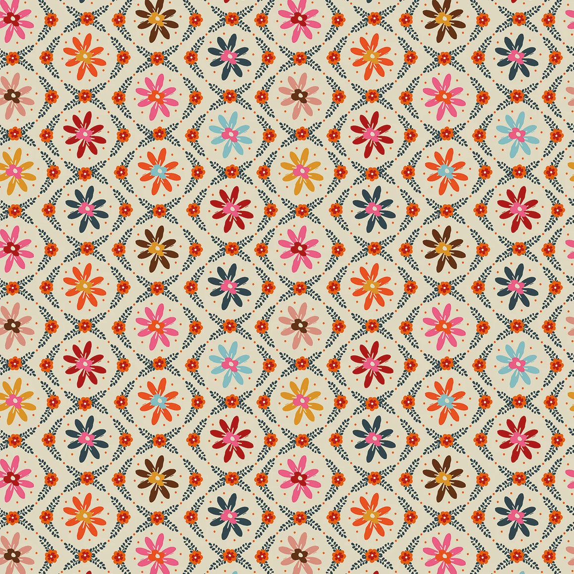 Daisy Chain for Fine Folk by Helen Black by Thread & Ink Design Studio