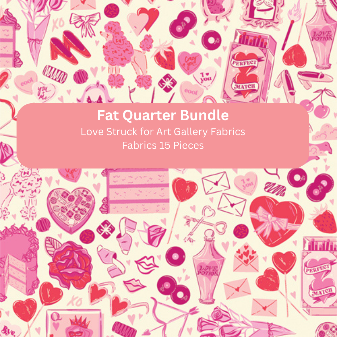 Fat Quarter Bundle for Love Struck for Art Gallery Fabrics