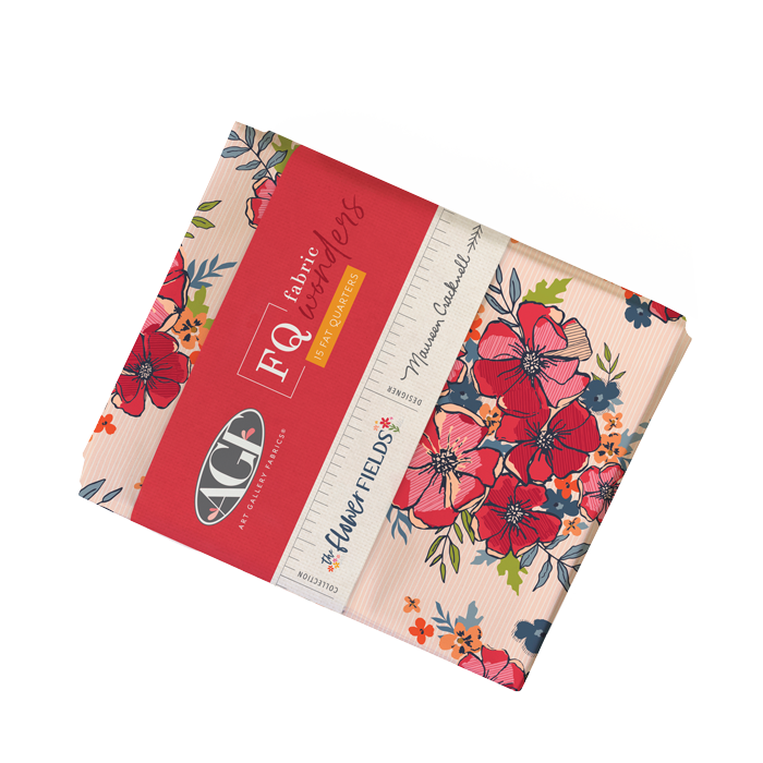 Flower Fields - 15 FQ Bundle  for Art Gallery