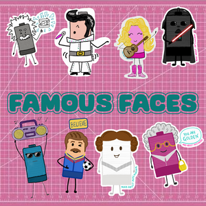 MAP Sticker Pack - Famous Faces - Garage Sale