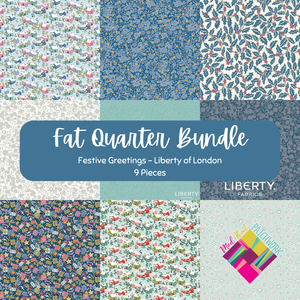 Fat Quarter Bundle Festive Greetings by Liberty Fabrics - 9 pcs