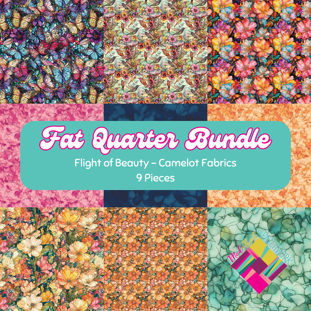 Fat Quarter Bundle - for Flight of Beauty for Camelot Fabrics - 9 pcs