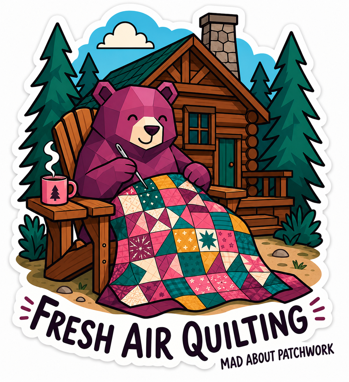 Fresh Air Quilting — Winnipeg 2026 Sticker, Fun Stuff
