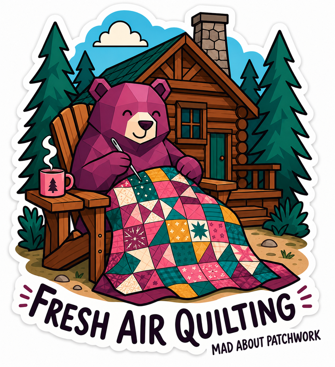 Fresh Air Quilting — Winnipeg 2026 Sticker, Fun Stuff