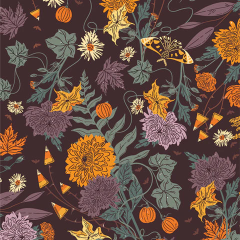 Wicked Flora for Ghostly & Haunted for Art Gallery Fabrics