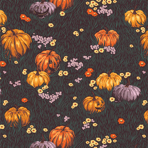 Moonlight Pumpkins for Ghostly & Haunted for Art Gallery Fabrics