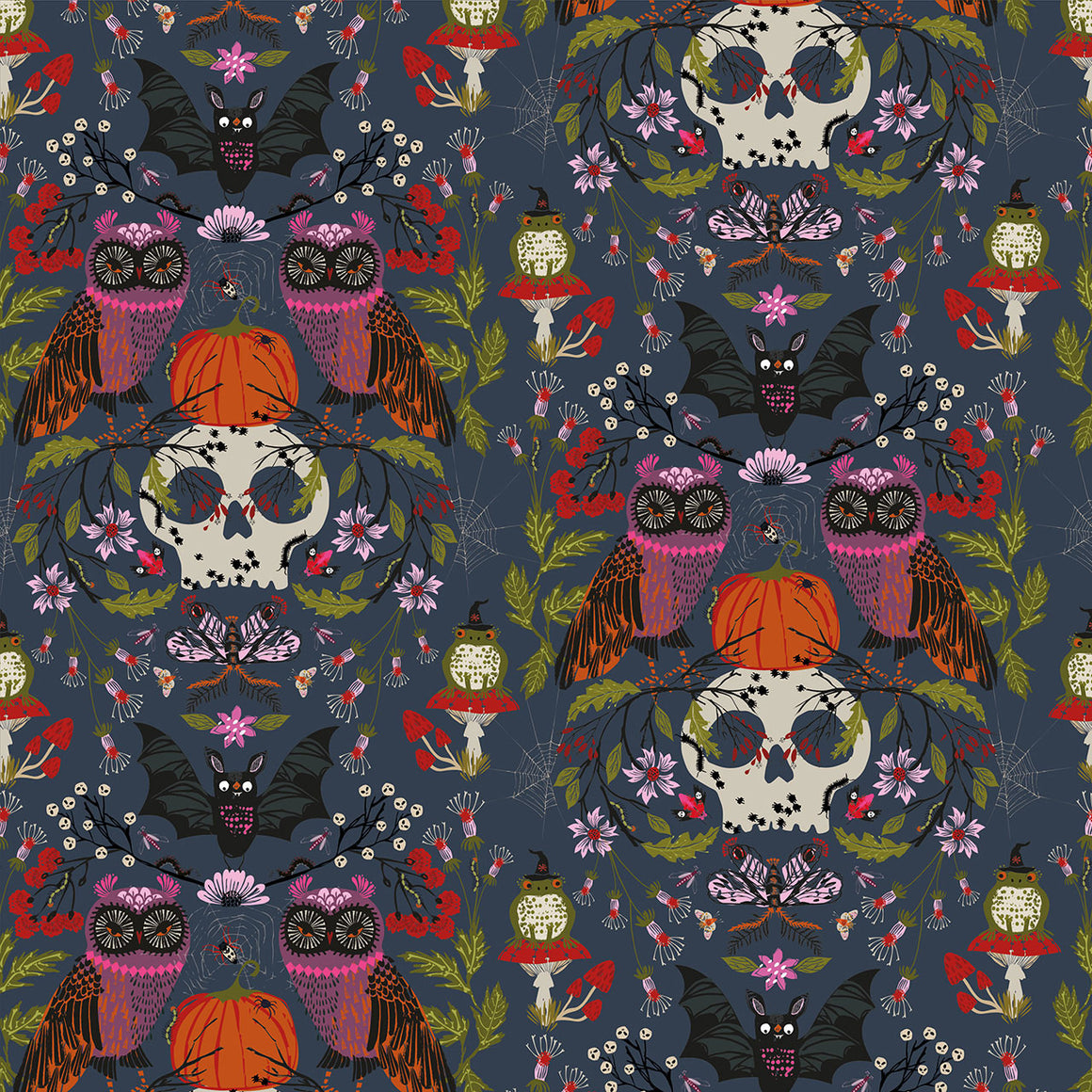 Spooky Soiree from Hocus Pocus by Thread & Ink Design Studio, Designer Fabric