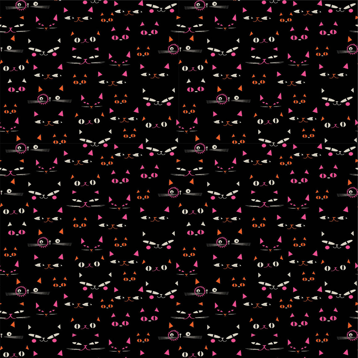 Watching You from Hocus Pocus by Thread & Ink Design Studio, Designer Fabric