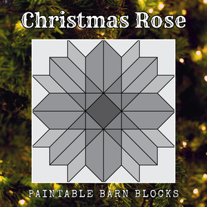 Christmas Rose - Holiday || Barn Block ||