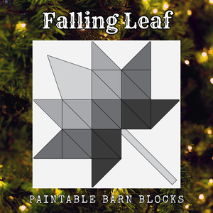 Falling Leaf - Holiday || Barn Block ||