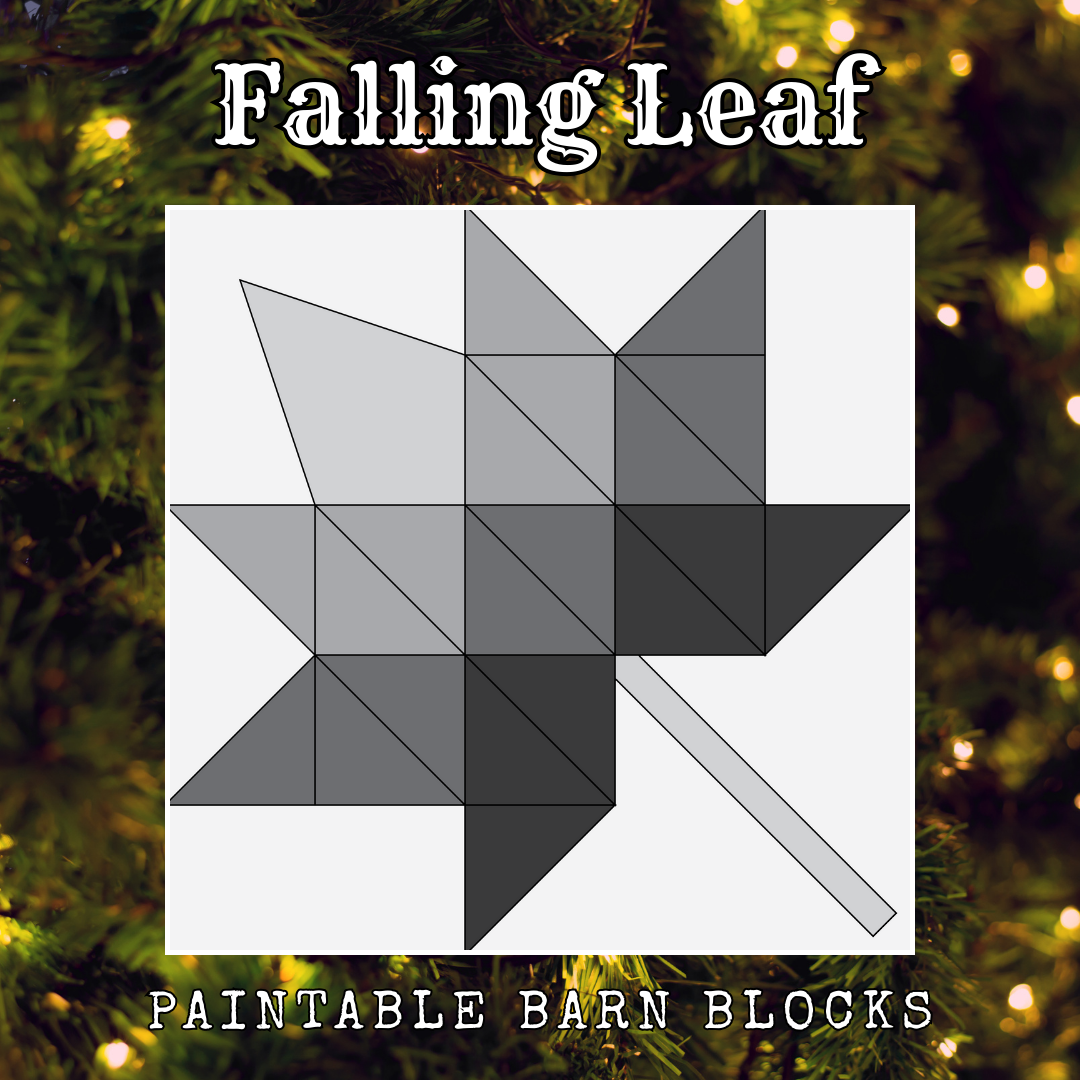 Falling Leaf - Holiday || Barn Block ||