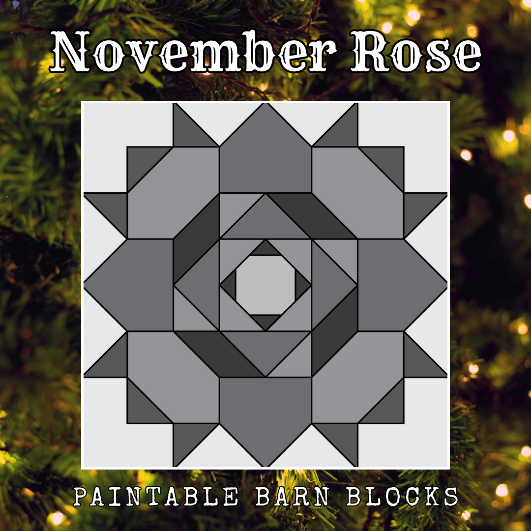 November Rose - Holiday || Barn Block ||