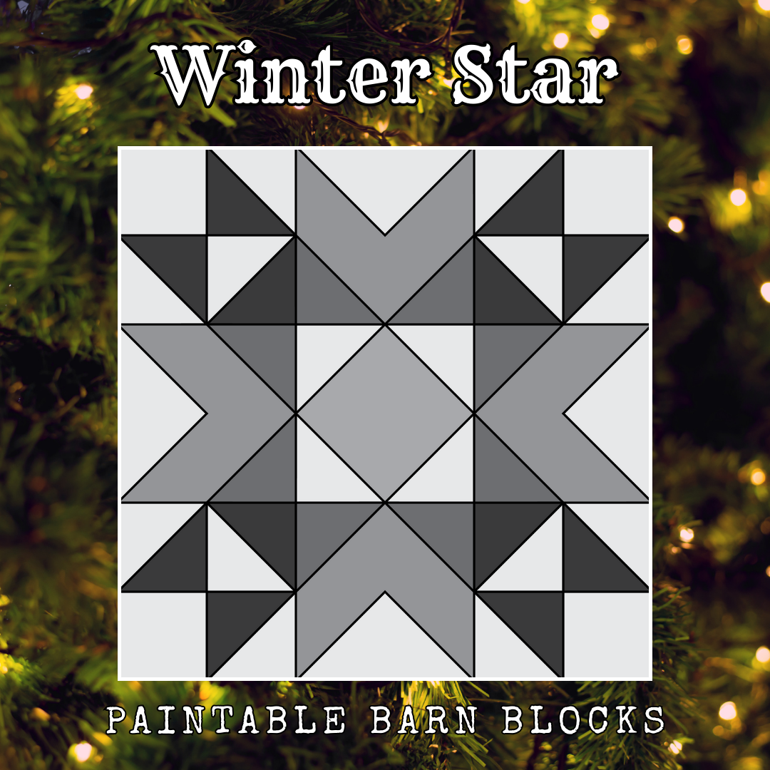 Winter Star - Holiday || Barn Block ||