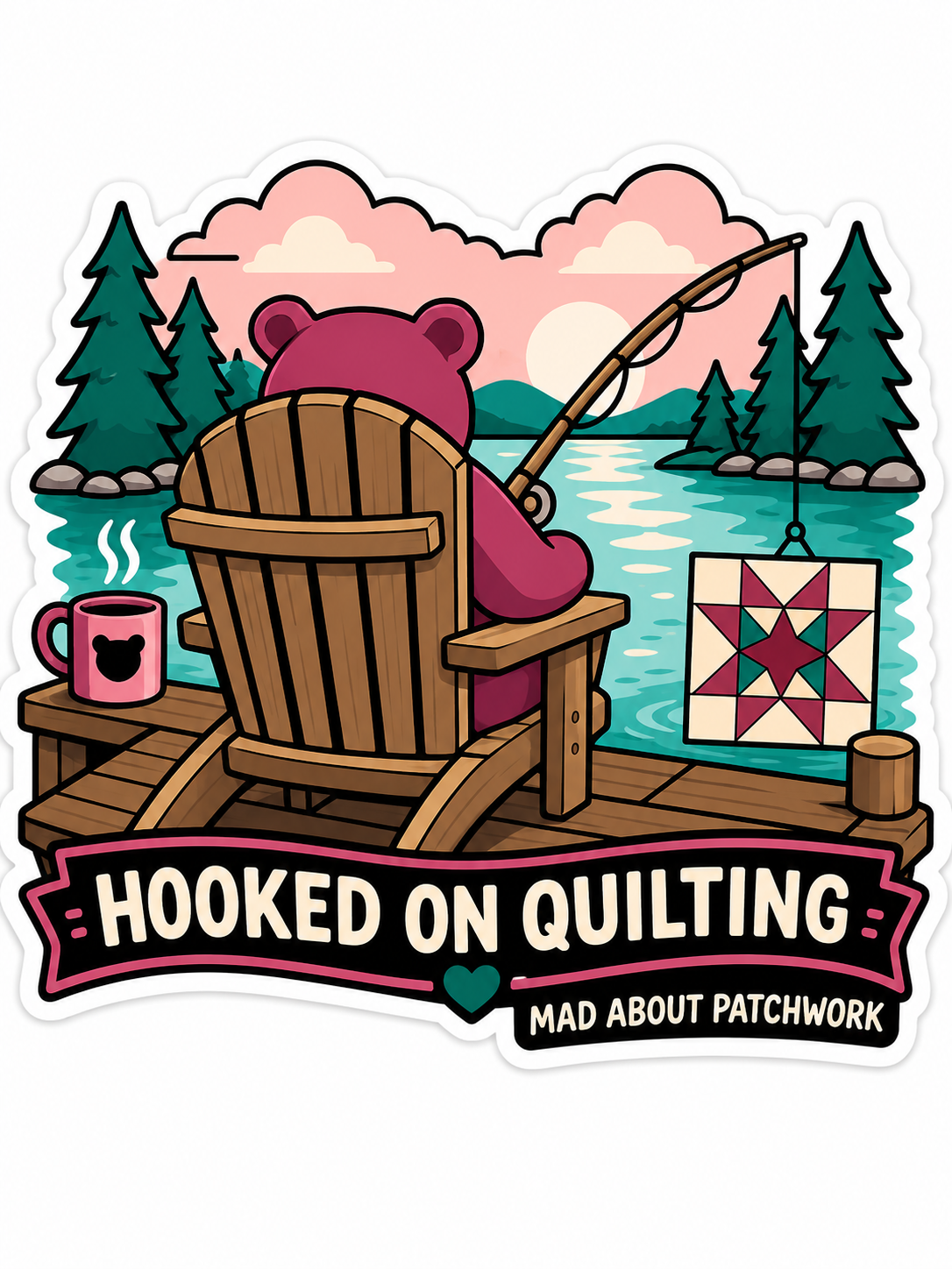 Hooked on Quilting — Winnipeg 2026 Sticker, Fun Stuff