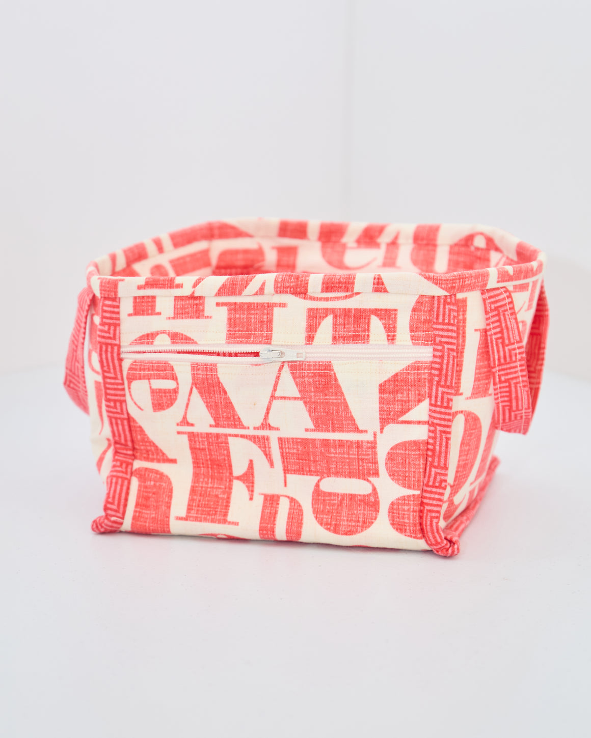Typography Square Basket
