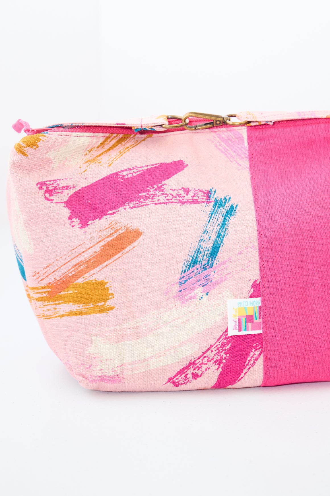 Two Tone Rad Pink Zipper pouch