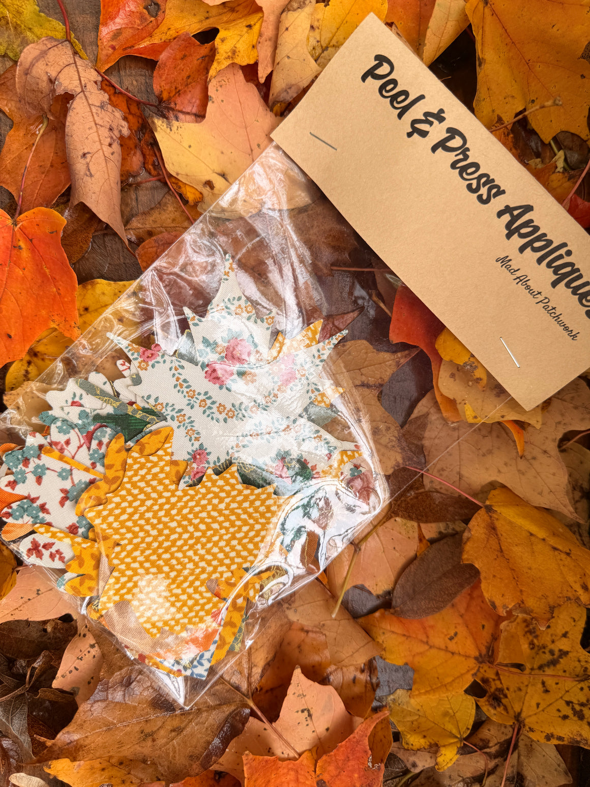 Peel & Press Appliqué – Leaves & Acorns