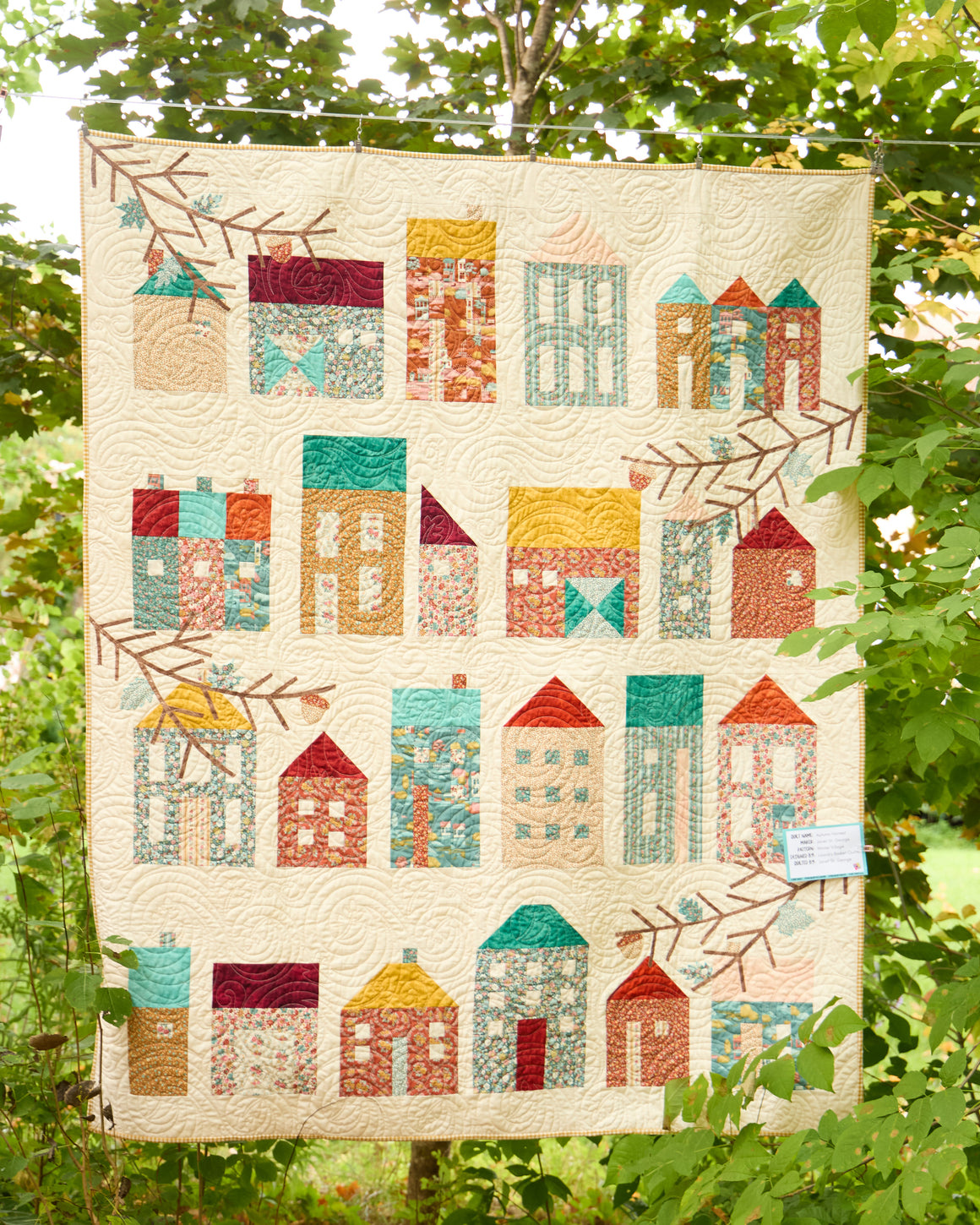 Autumn Harvest Quilt Kit - Tilda Village LIfe