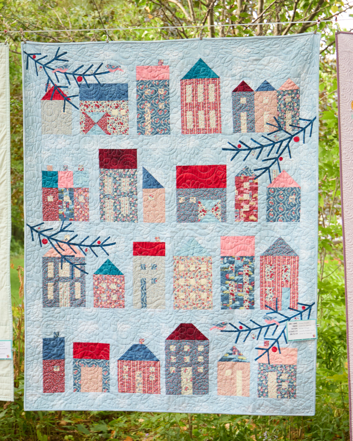 Snowy Streets Quilt Kit - Tilda Village LIfe