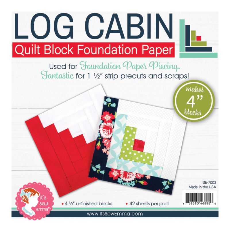 4in Log Cabin Foundation Paper