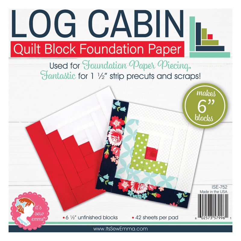 6in Log Cabin Foundation Paper Pad