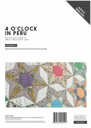 4 O'Clock In Peru Template Only