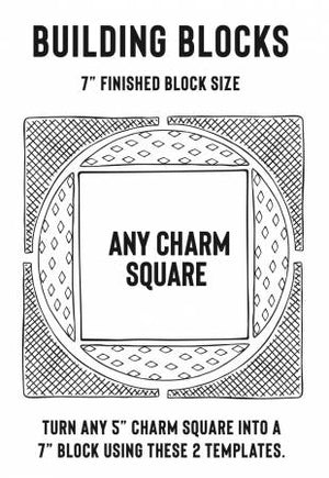 Jen Kingwell - Building Block - Charm Square Building Blocks - 7in Finished