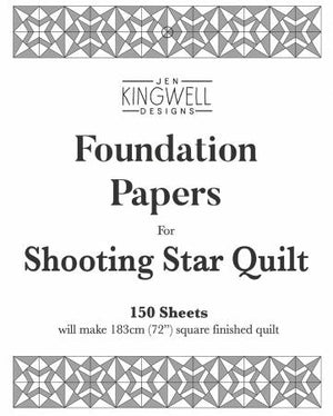 Shooting Star Quilt Foundation Papers