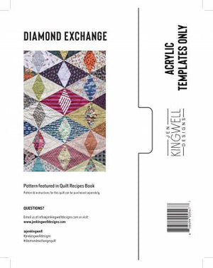 Jen Kingwell —Diamond Exchange (Acrylic Template Only)