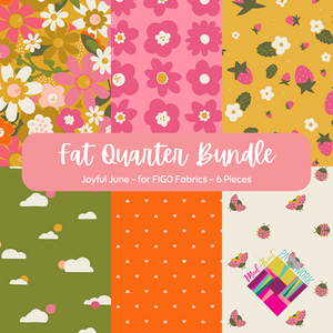 Fat Quarter Bundle for  Joyful June for FIGO Fabric